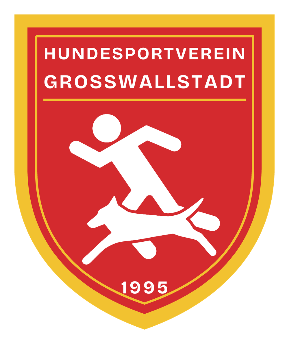 Wappen in Rot, Gold und Weiß wie das Gemeindewappen